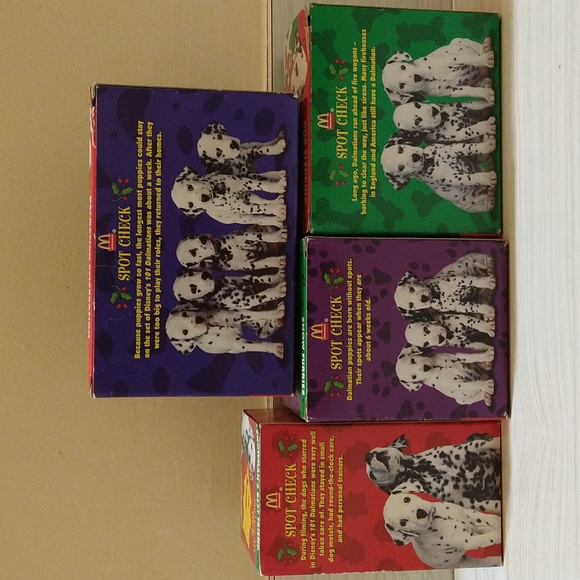Vintage 1996 McDonald's 101 Dalmatian Complete Snow Dome Collection - Picture 2 of 10